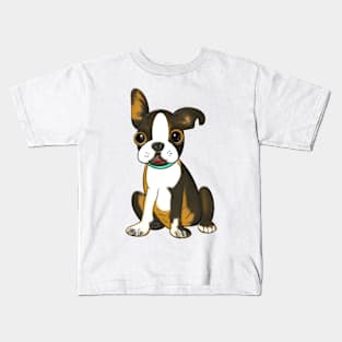 Boston Terrier Kids T-Shirt